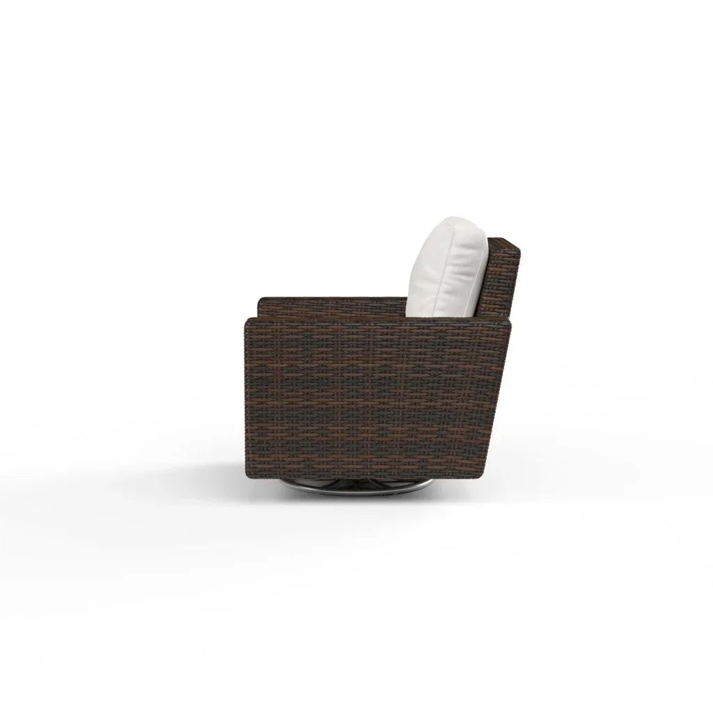 Montecito Sunbrella Swivel Outdoor Rocker - LOOMLAN - Sunset West - Outdoor Accent Chairs