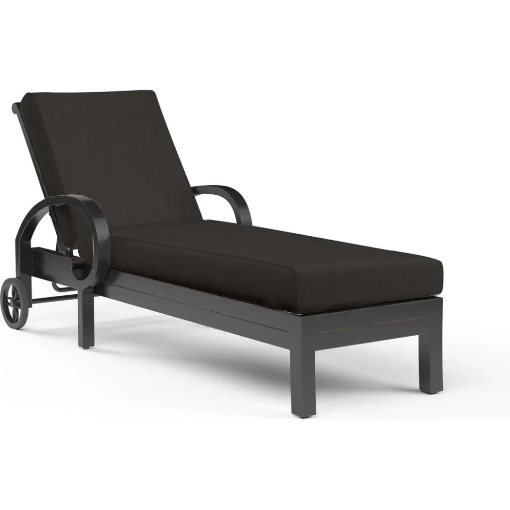 Monterey Sunbrella Outdoor Chaise Lounge - LOOMLAN - Sunset West - Outdoor Chaises