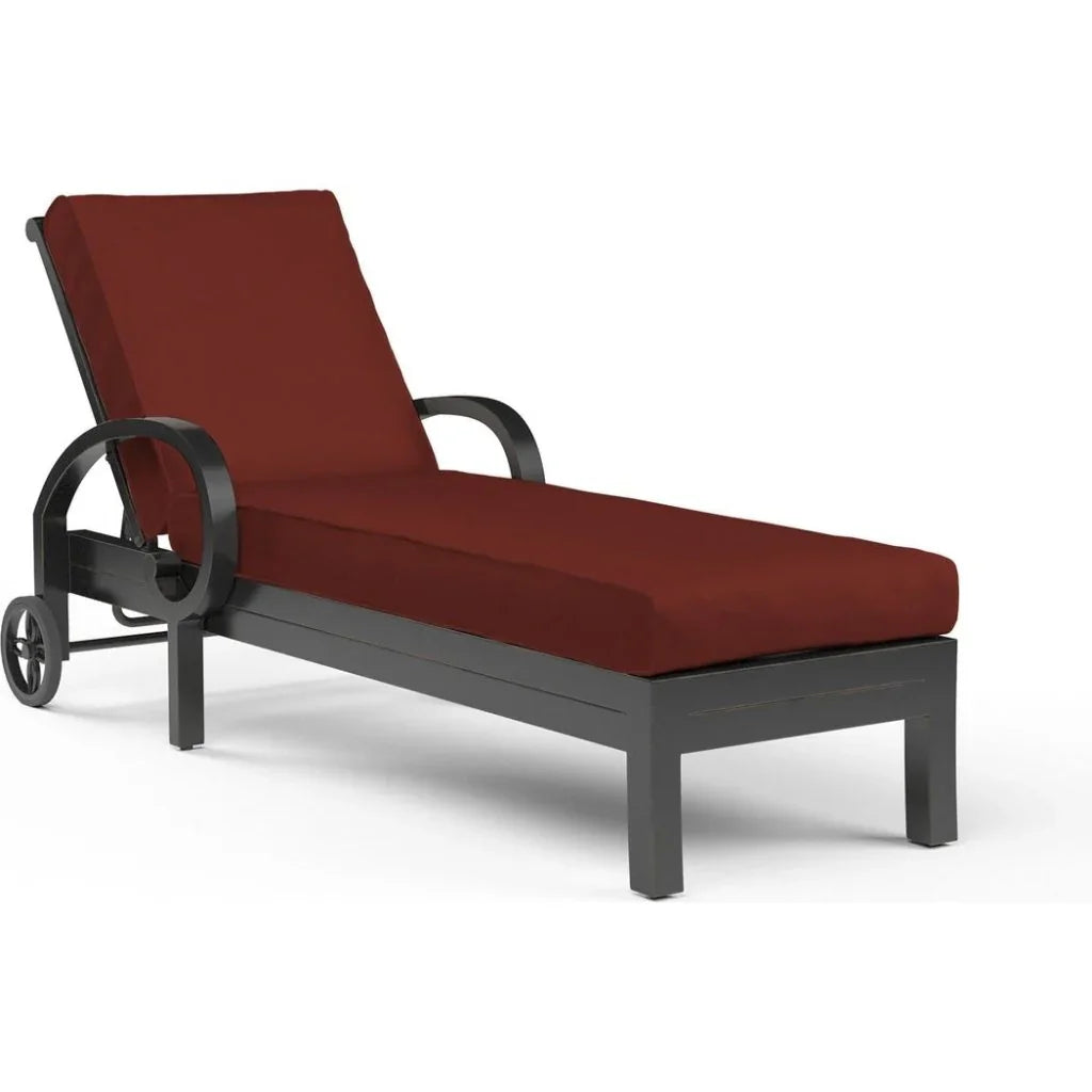 Monterey Sunbrella Outdoor Chaise Lounge - LOOMLAN - Sunset West - Outdoor Chaises