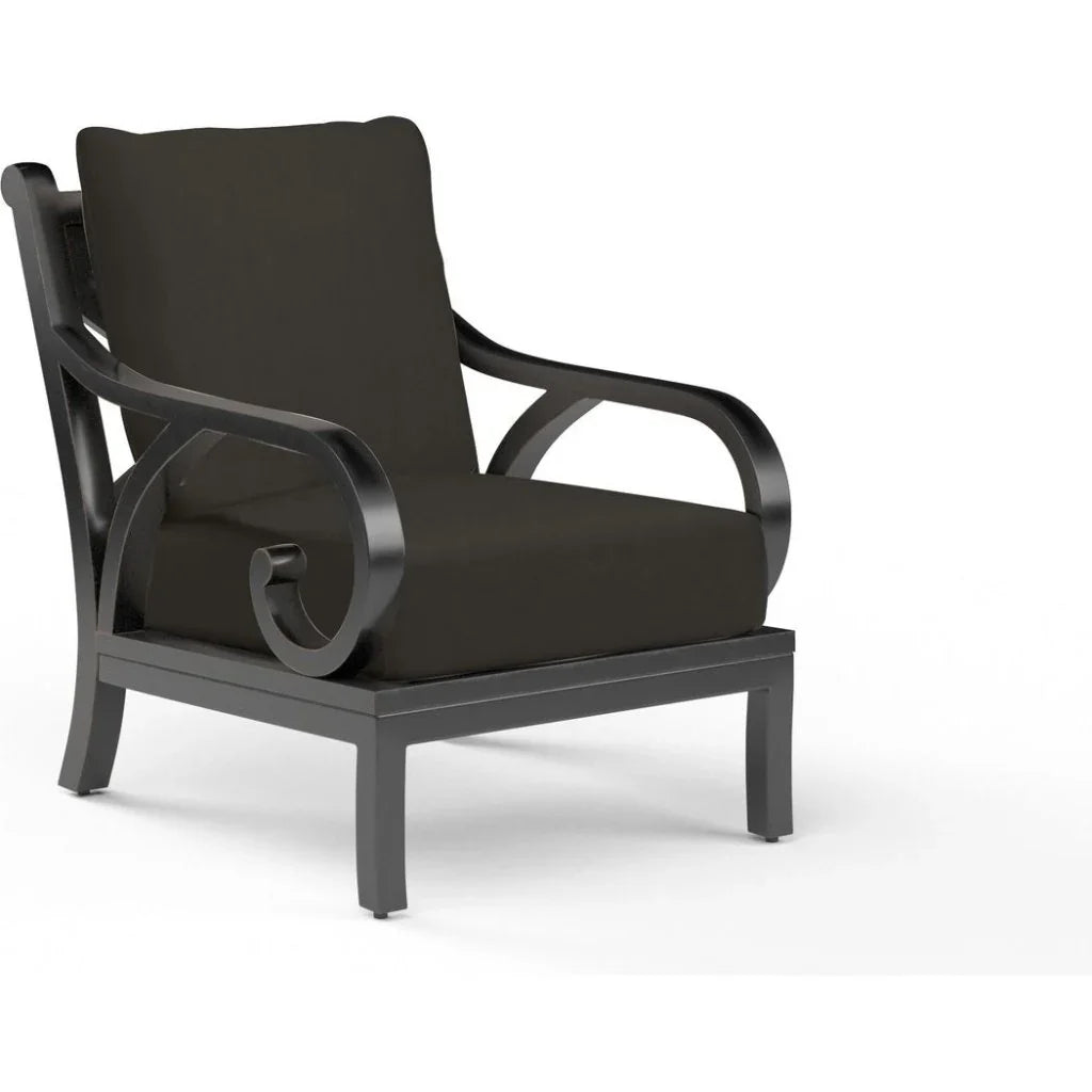 Monterey Sunbrella Outdoor Club Chair - LOOMLAN - Sunset West - Outdoor Accent Chairs