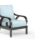 Monterey Sunbrella Outdoor Club Chair - LOOMLAN - Sunset West - Outdoor Accent Chairs