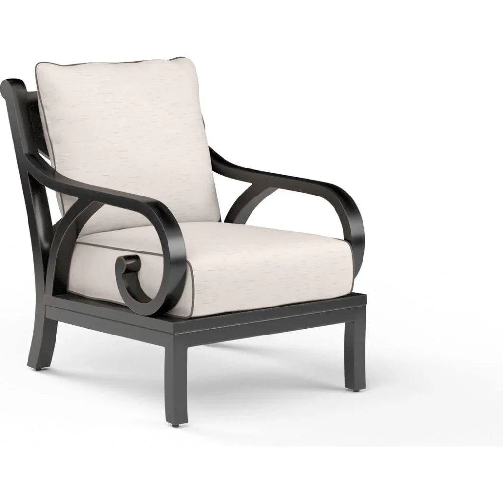 Monterey Sunbrella Outdoor Club Chair - LOOMLAN - Sunset West - Outdoor Accent Chairs