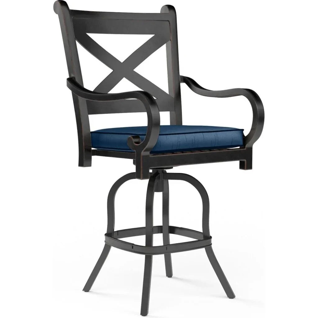 Monterey Sunbrella Outdoor Counter Stool - LOOMLAN - Sunset West - Outdoor Counter Stools