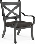 Monterey Sunbrella Outdoor Dining Chair 2PC - LOOMLAN - Sunset West - Outdoor Dining Chairs