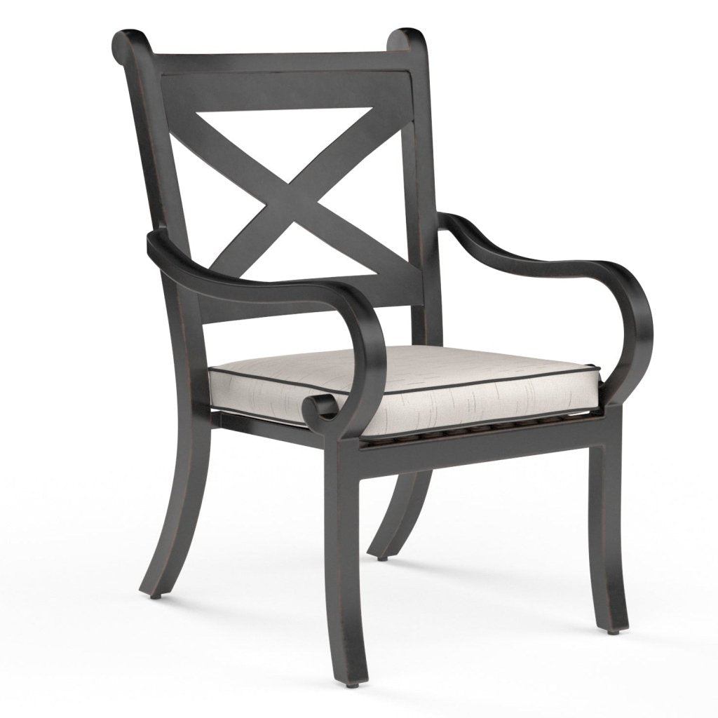 Monterey Sunbrella Outdoor Dining Chair 2PC - LOOMLAN - Sunset West - Outdoor Dining Chairs