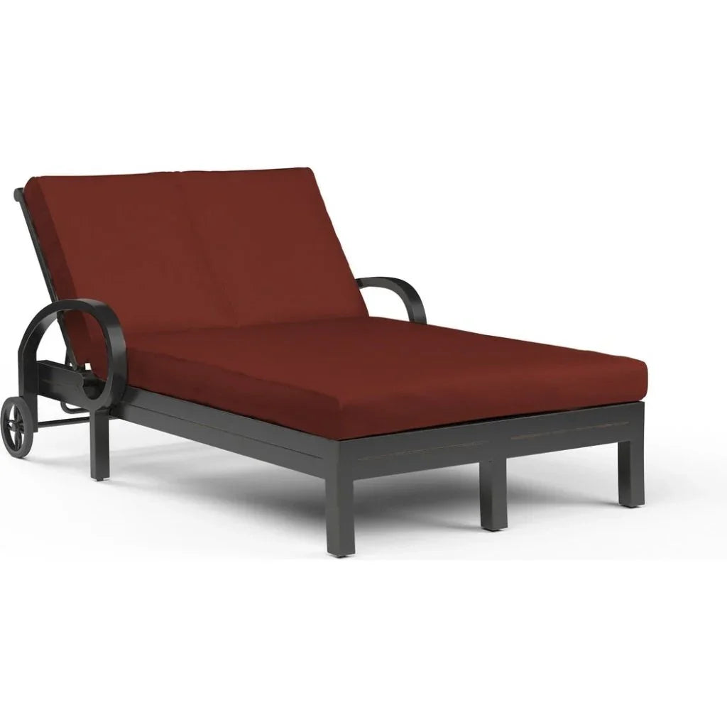 Monterey Sunbrella Outdoor Double Chaise - LOOMLAN - Sunset West - Outdoor Chaises