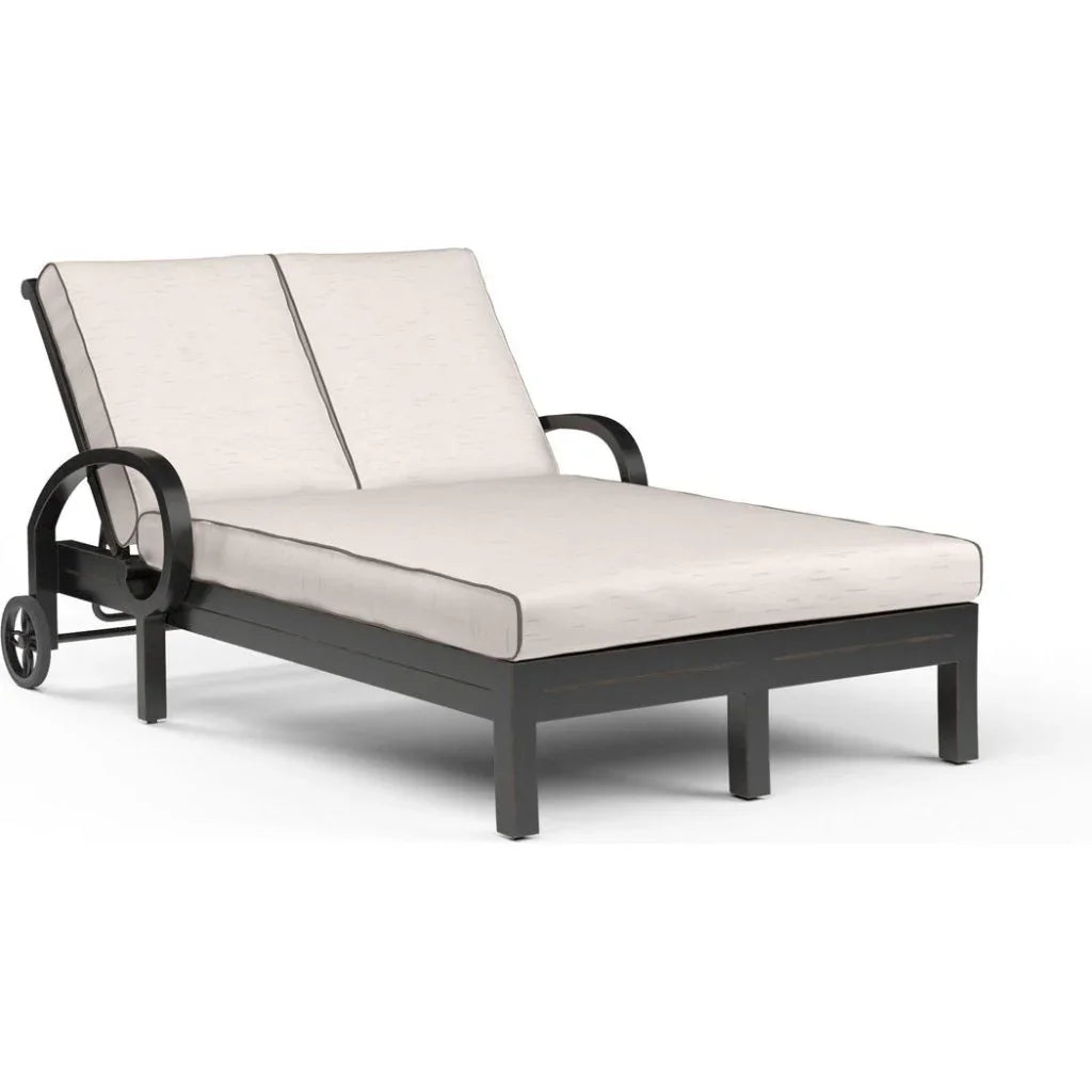 Monterey Sunbrella Outdoor Double Chaise - LOOMLAN - Sunset West - Outdoor Chaises