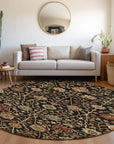 LOOMLAN Rugs Muse Black Washable Indoor-Outdoor Rug
