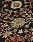 LOOMLAN Rugs Muse Black Washable Indoor-Outdoor Rug