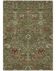 LOOMLAN Rugs Muse Green Washable Indoor-Outdoor Rug