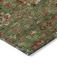 LOOMLAN Rugs Muse Green Washable Indoor-Outdoor Rug