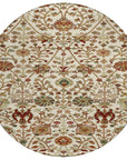 LOOMLAN Rugs Muse Ivory Washable Indoor-Outdoor Rug