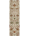 LOOMLAN Rugs Muse Ivory Washable Indoor-Outdoor Rug