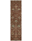 LOOMLAN Rugs Muse Orange Washable Indoor-Outdoor Rug