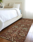 LOOMLAN Rugs Muse Orange Washable Indoor-Outdoor Rug