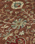 LOOMLAN Rugs Muse Orange Washable Indoor-Outdoor Rug