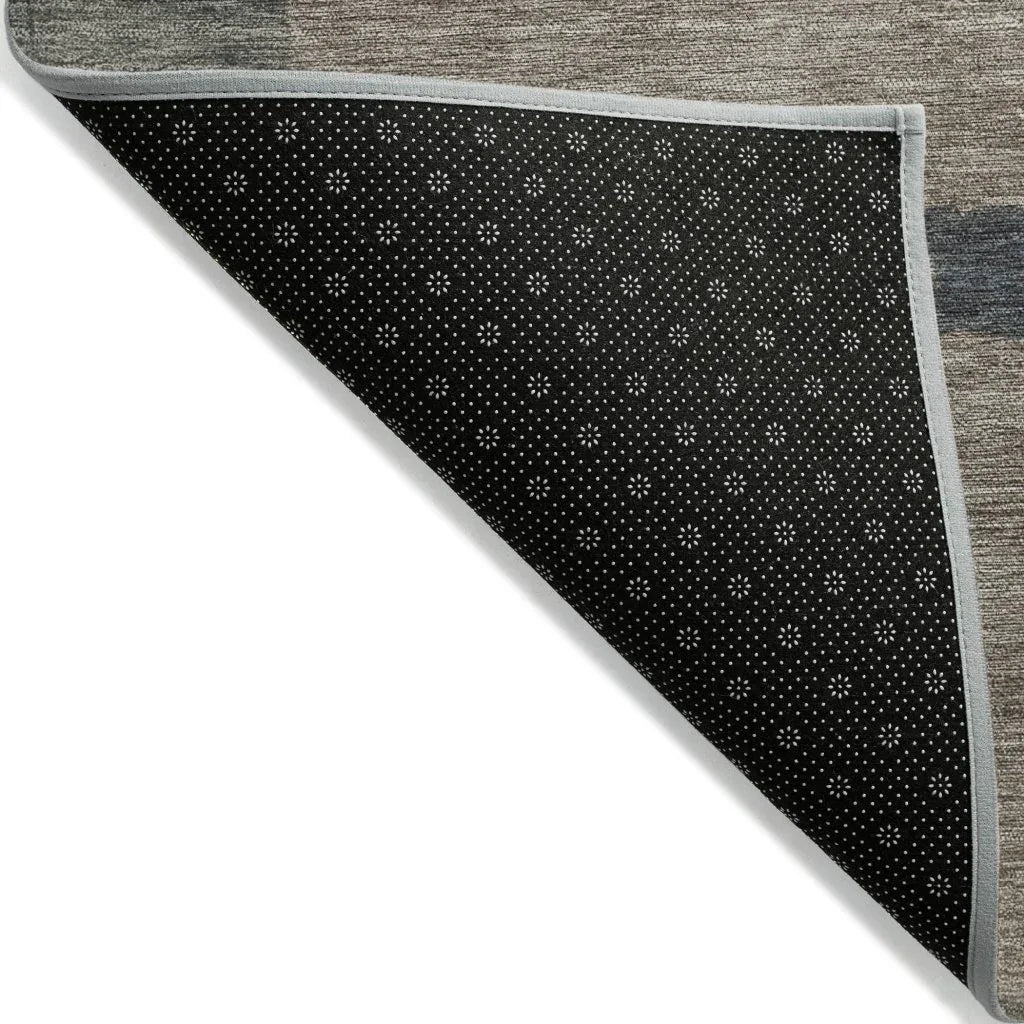 LOOMLAN Rugs Mysa Brown Washable Indoor-Outdoor Rug