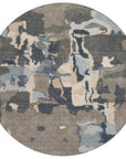 LOOMLAN Rugs Mysa Brown Washable Indoor-Outdoor Rug
