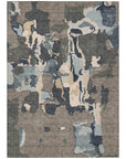 LOOMLAN Rugs Mysa Brown Washable Indoor-Outdoor Rug
