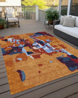 LOOMLAN Rugs Mysa Copper Washable Indoor-Outdoor Rug