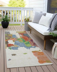 LOOMLAN Rugs Mysa Ivory Washable Indoor-Outdoor Rug