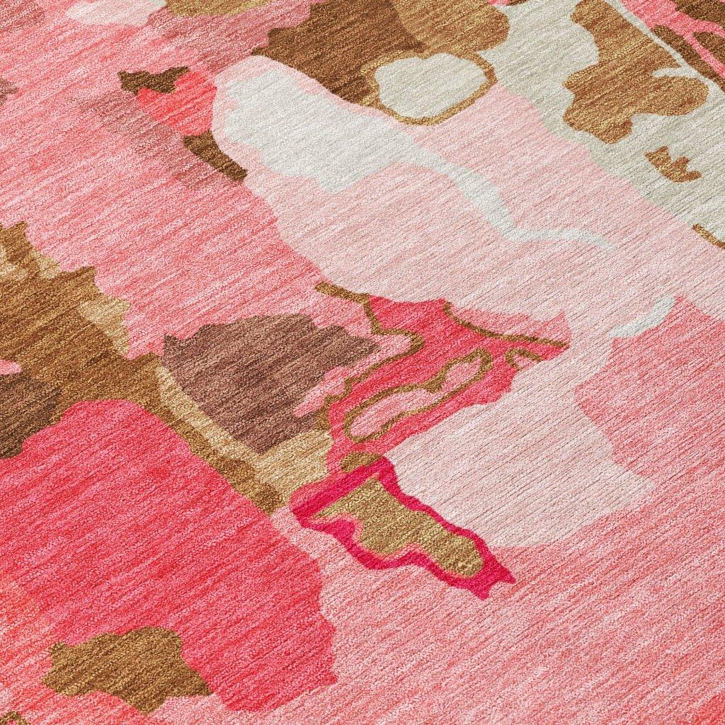 LOOMLAN Rugs Mysa Orange Washable Indoor-Outdoor Rug