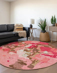 LOOMLAN Rugs Mysa Orange Washable Indoor-Outdoor Rug