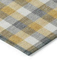 LOOMLAN Rugs Nahlia Gray Washable Indoor-Outdoor Rug