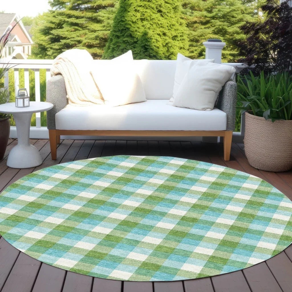 LOOMLAN Rugs Nahlia Lime Washable Indoor-Outdoor Rug