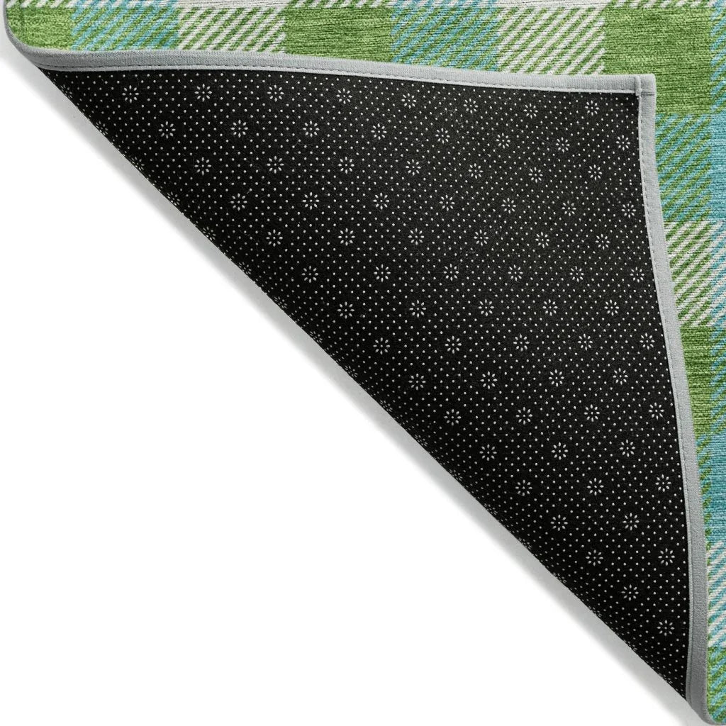 LOOMLAN Rugs Nahlia Lime Washable Indoor-Outdoor Rug