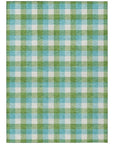 LOOMLAN Rugs Nahlia Lime Washable Indoor-Outdoor Rug