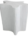 Naka Outdoor Live Edge White Side Table - LOOMLAN - Artesia - Outdoor Side Tables