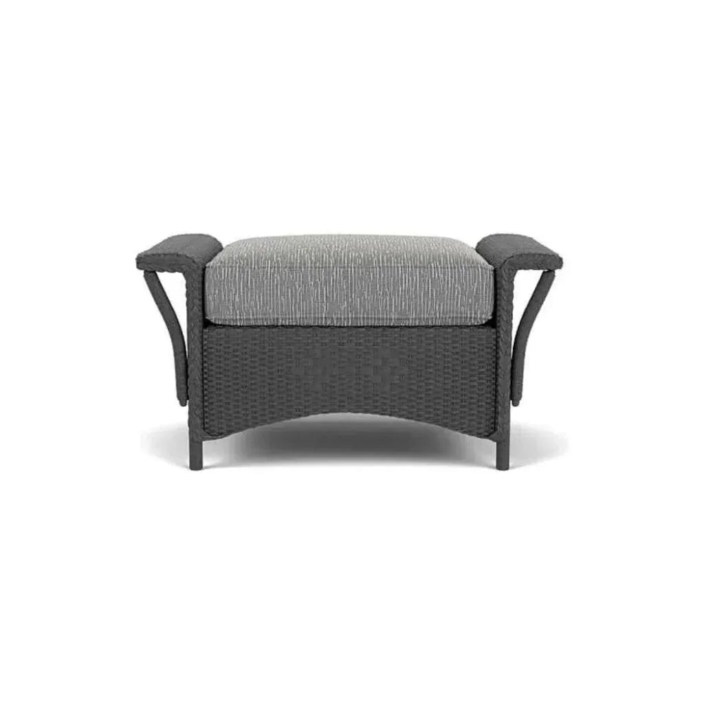 Lloyd Flanders Nantucket Large Ottoman Premium Wicker Furniture