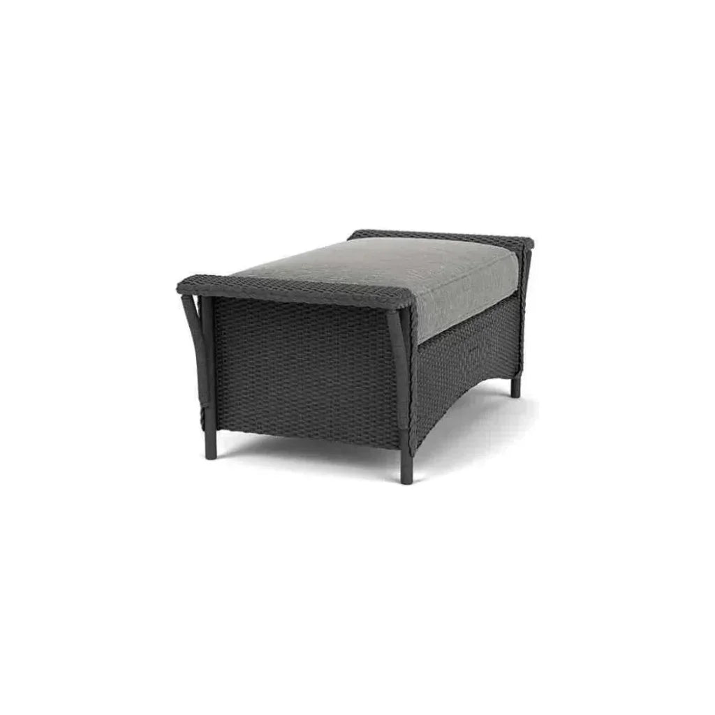 Lloyd Flanders Nantucket Large Ottoman Premium Wicker Furniture