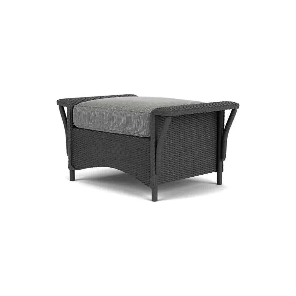 Lloyd Flanders Nantucket Large Ottoman Premium Wicker Furniture