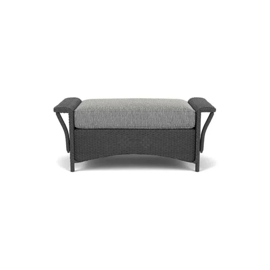 Lloyd Flanders Nantucket Large Ottoman Premium Wicker Furniture