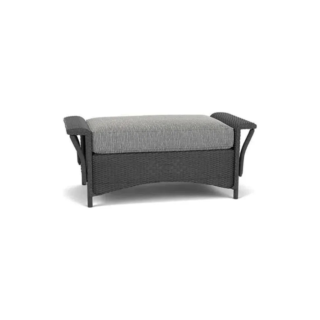 Lloyd Flanders Nantucket Large Ottoman Premium Wicker Furniture