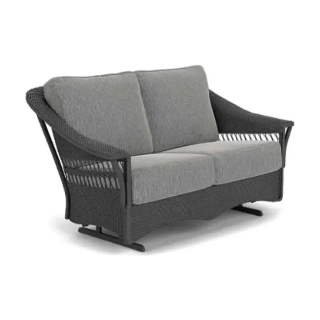 Lloyd Flanders Nantucket Loveseat Glider Premium Wicker Furniture