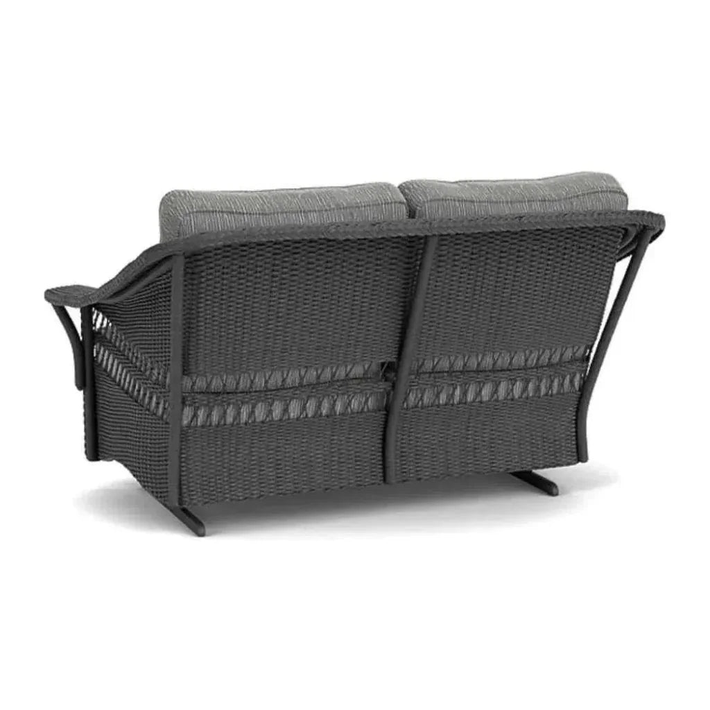Lloyd Flanders Nantucket Loveseat Glider Premium Wicker Furniture