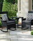 Nantucket Porch Rocker Premium Wicker Furniture - LOOMLAN - Lloyd Flanders - Outdoor Lounge Chairs