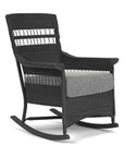 Nantucket Porch Rocker Premium Wicker Furniture - LOOMLAN - Lloyd Flanders - Outdoor Lounge Chairs