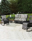 Nantucket Porch Rocker Premium Wicker Furniture - LOOMLAN - Lloyd Flanders - Outdoor Lounge Chairs