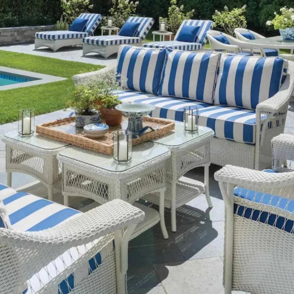 Lloyd Flanders Nantucket Sofa Premium Wicker Furniture Lloyd Flanders
