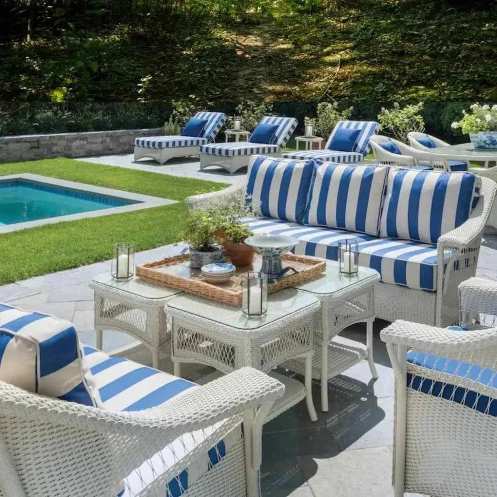 Lloyd Flanders Nantucket Sofa Premium Wicker Furniture Lloyd Flanders