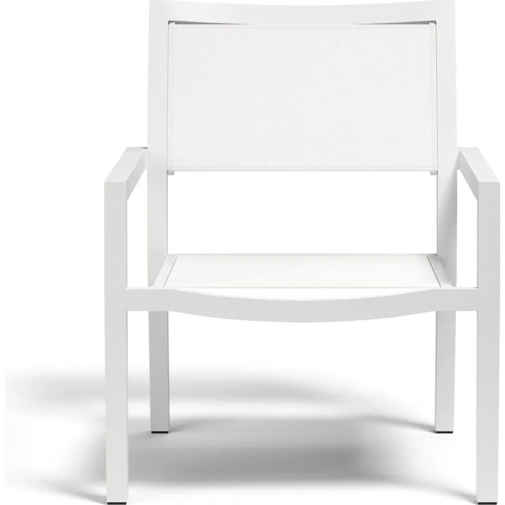 Naples Stackable Sling Outdoor Club Chair - LOOMLAN - Sunset West - Outdoor Accent Chairs
