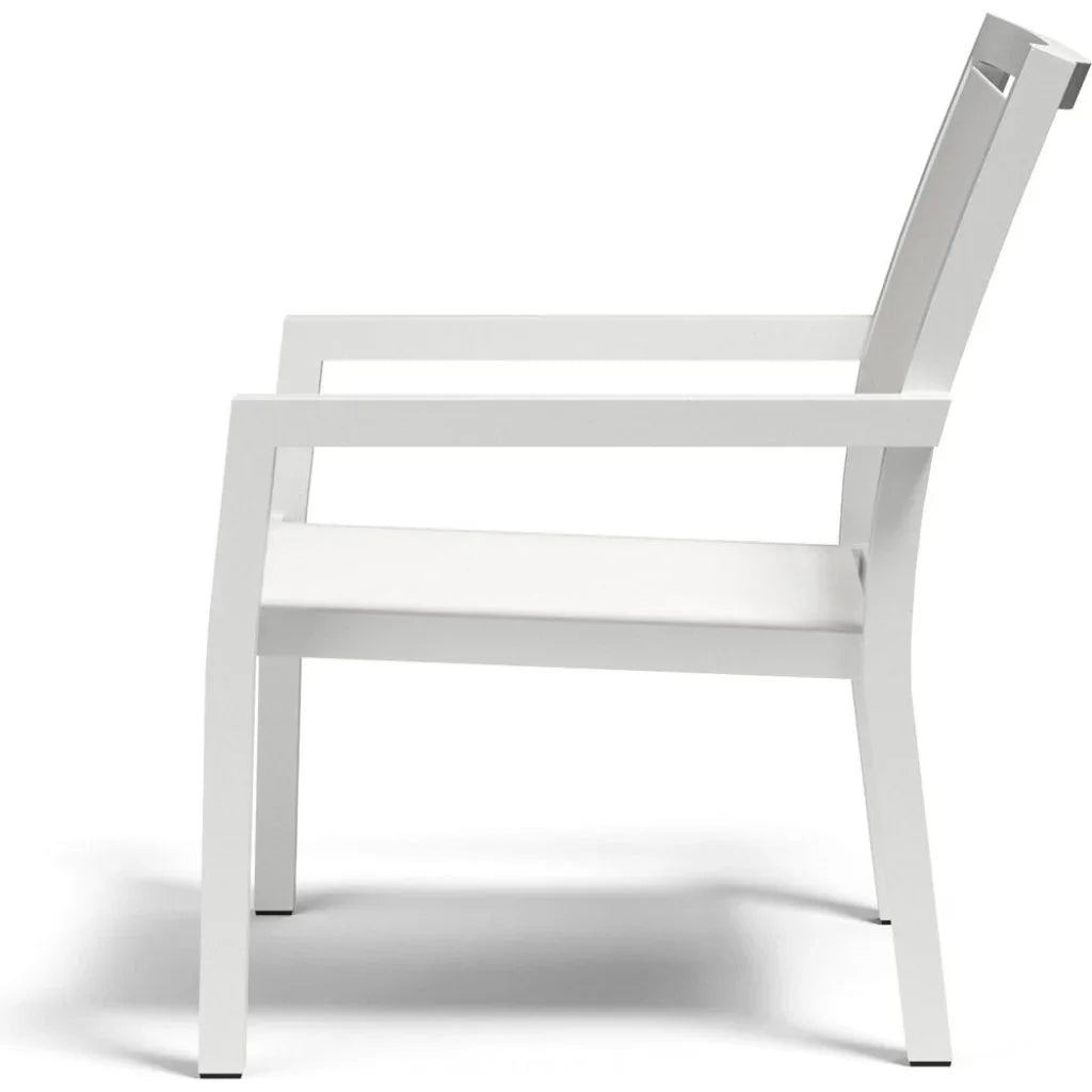 Naples Stackable Sling Outdoor Club Chair - LOOMLAN - Sunset West - Outdoor Accent Chairs