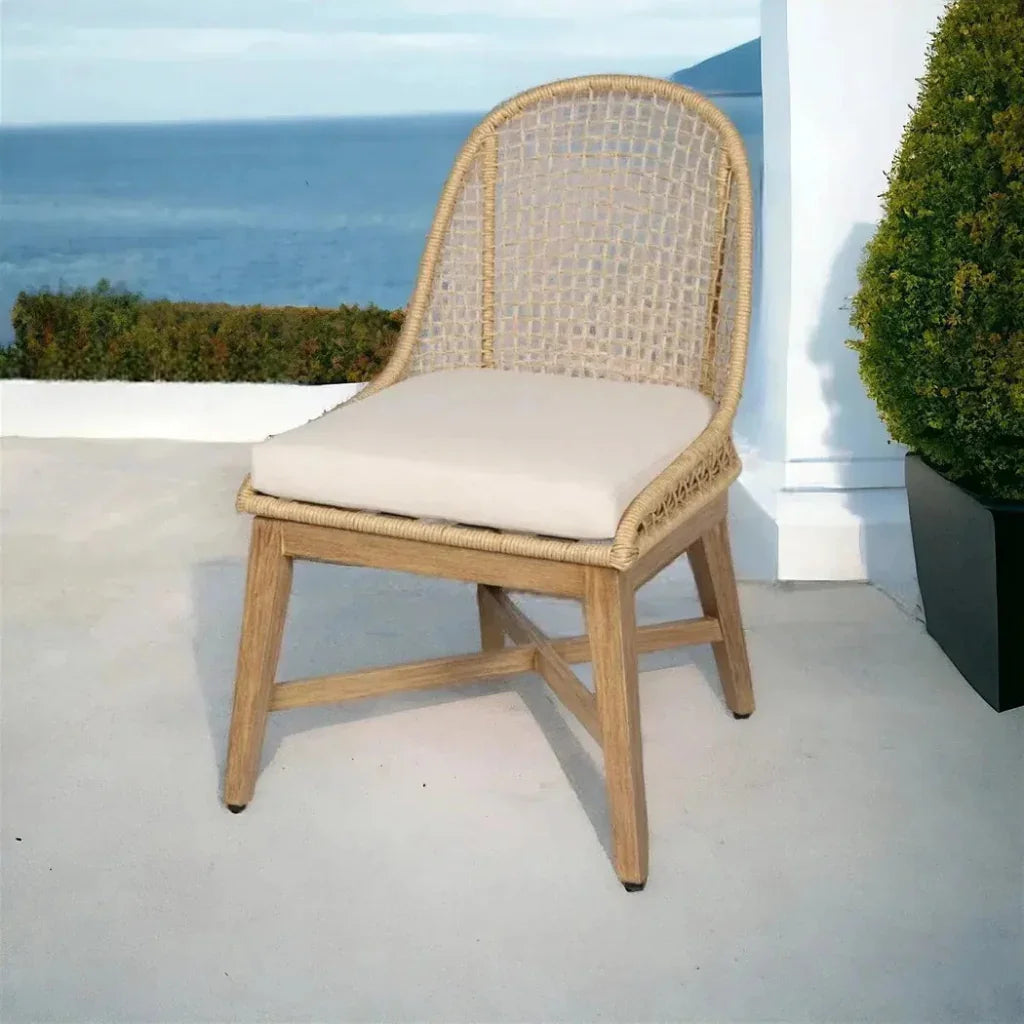 Seasonal Living Nautilus Dining Chair 2PC Natural Outdoor