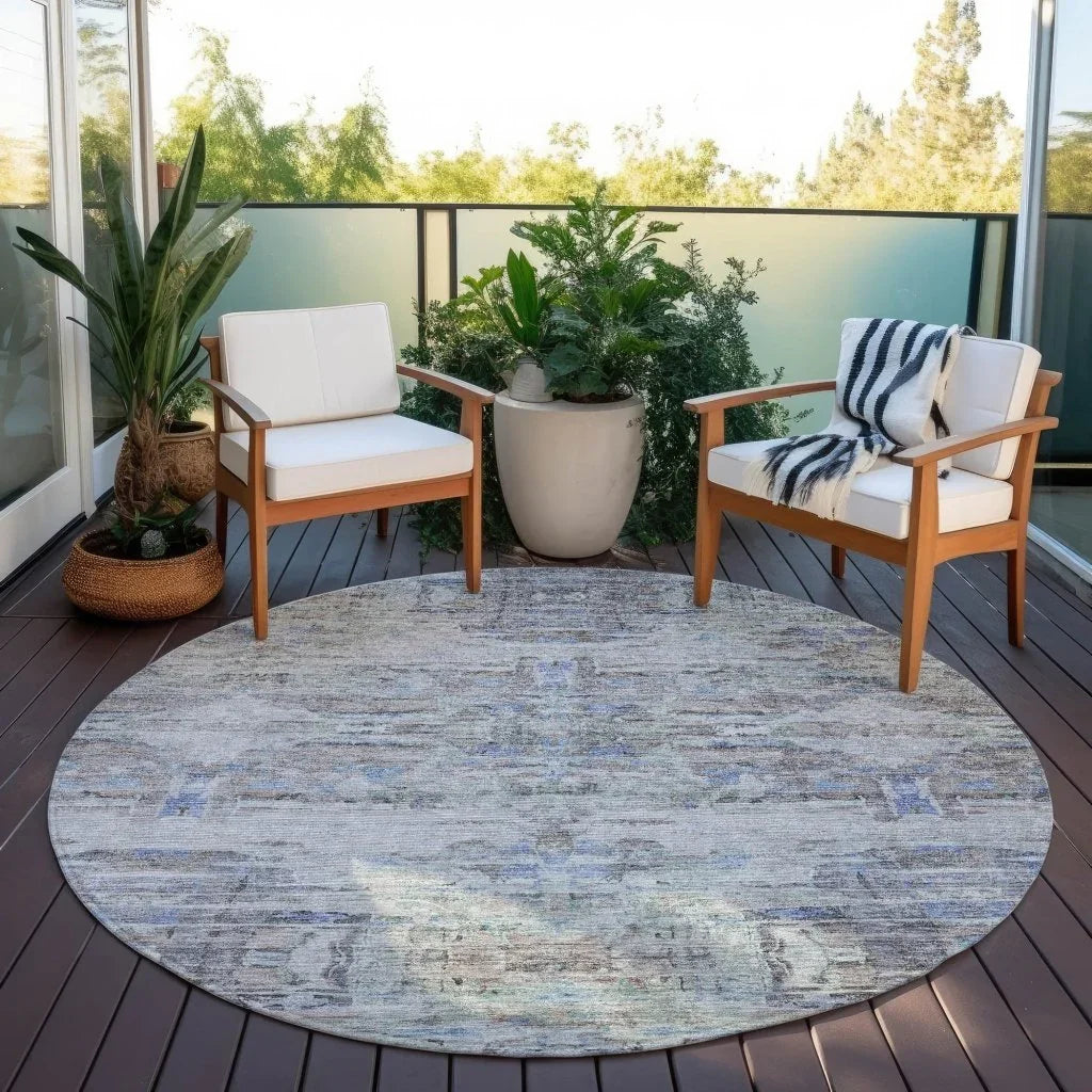 LOOMLAN Rugs Naya Brown Washable Indoor-Outdoor Rug