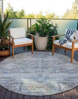 LOOMLAN Rugs Naya Brown Washable Indoor-Outdoor Rug
