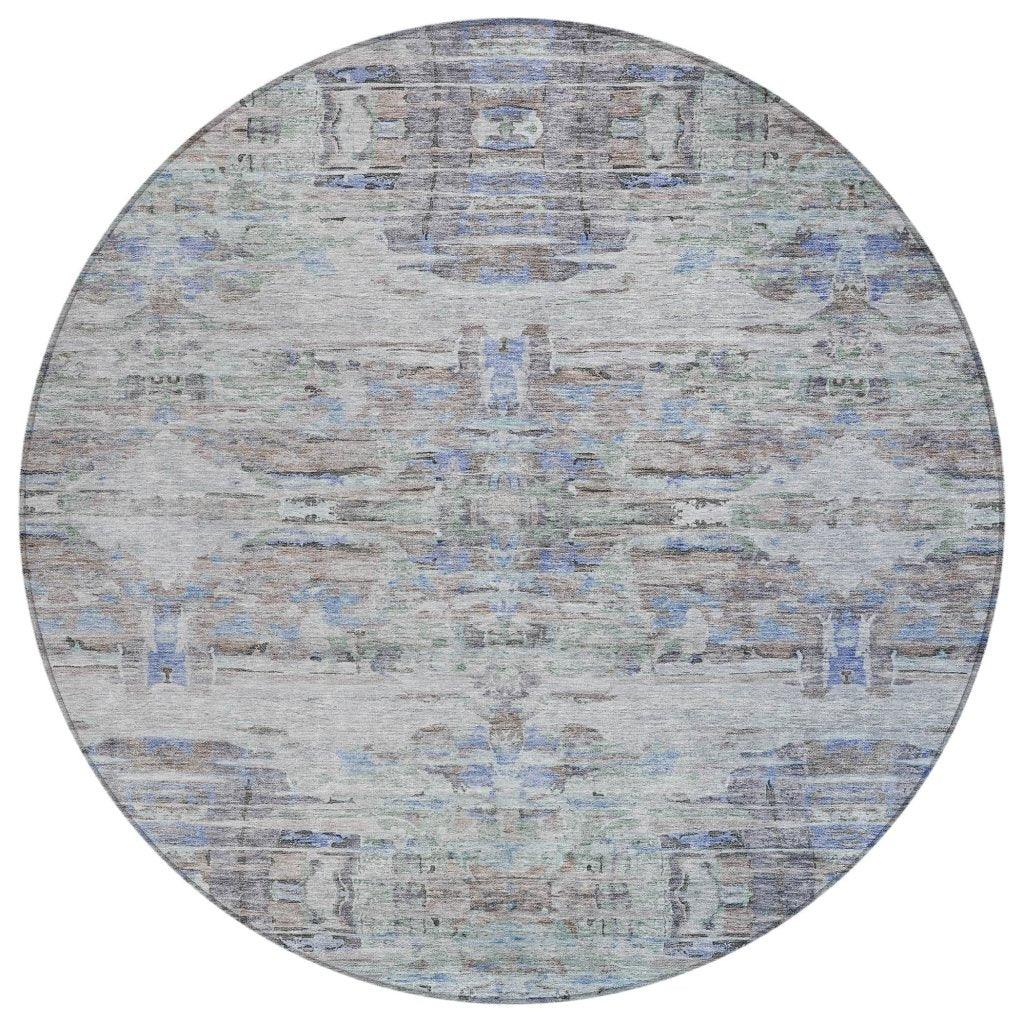LOOMLAN Rugs Naya Brown Washable Indoor-Outdoor Rug